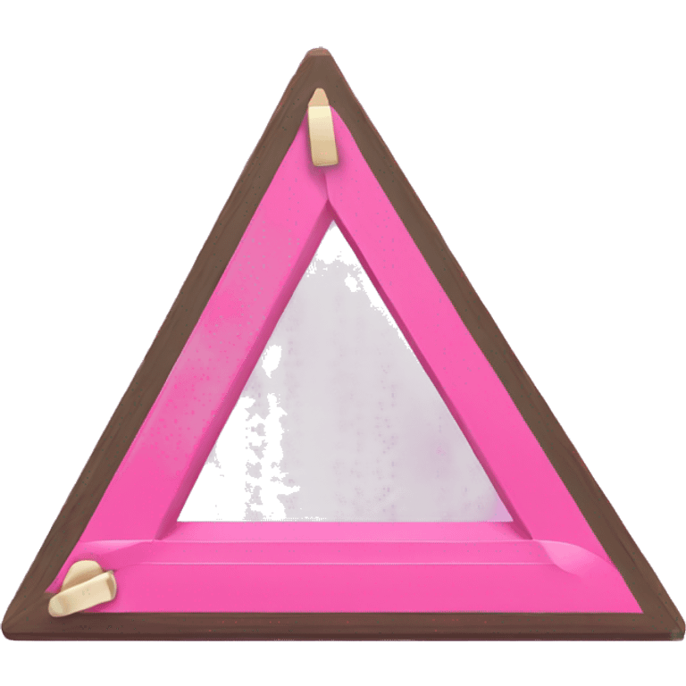 pink triangular ruler emoji