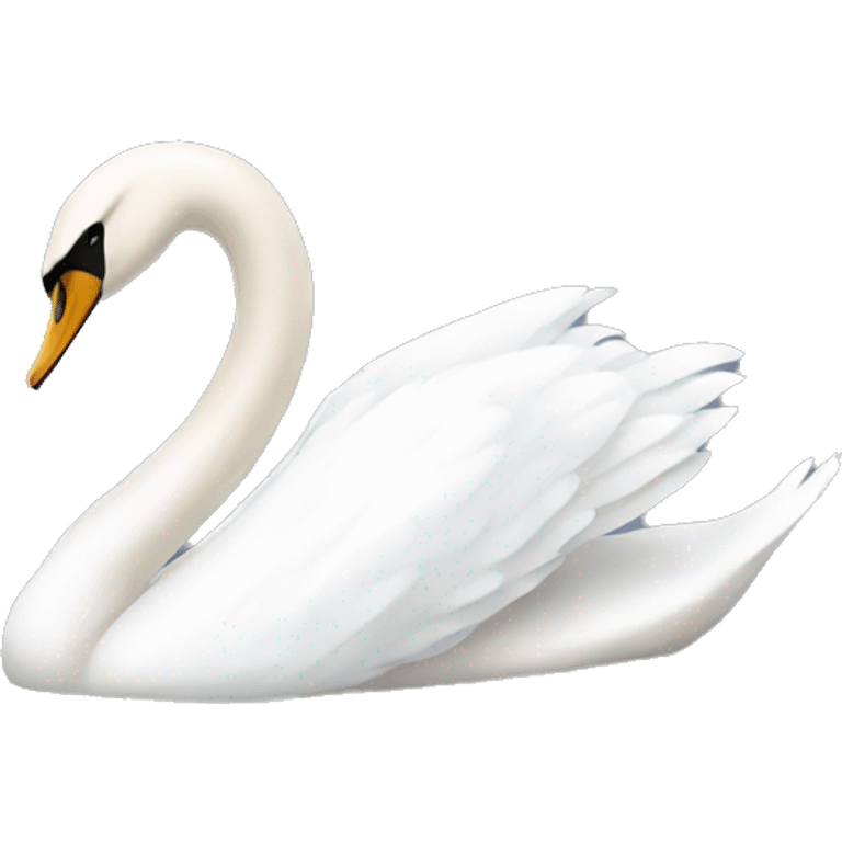 White swan emoji