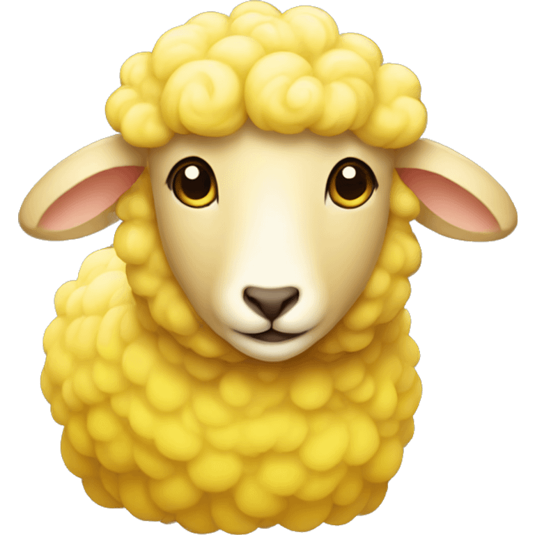 yellow sheep emoji