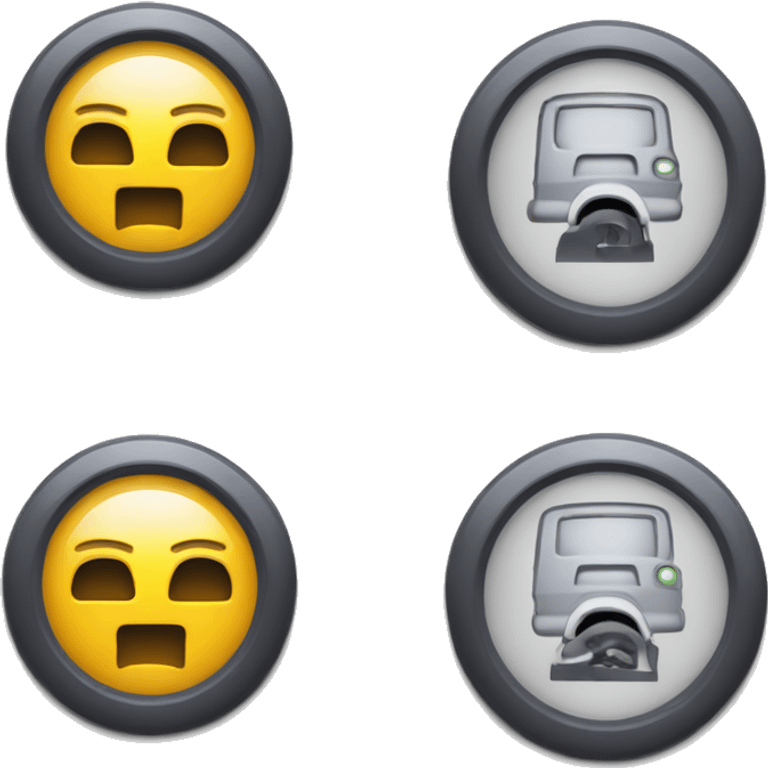 Check engine light emoji