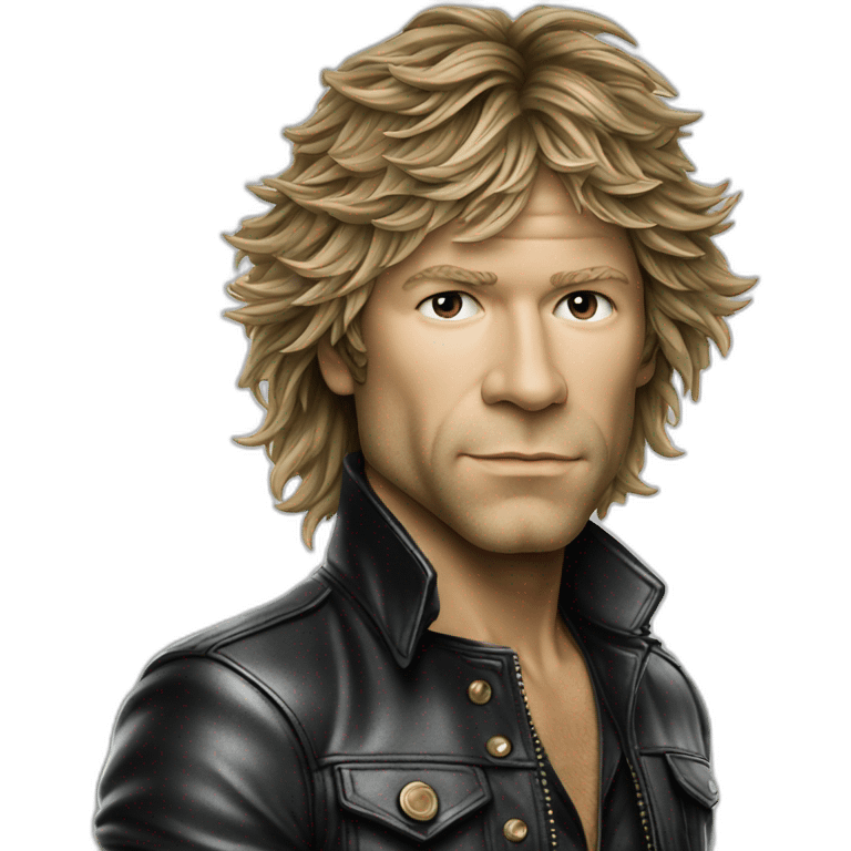 Bon Jovi Slippery when wet album cover emoji