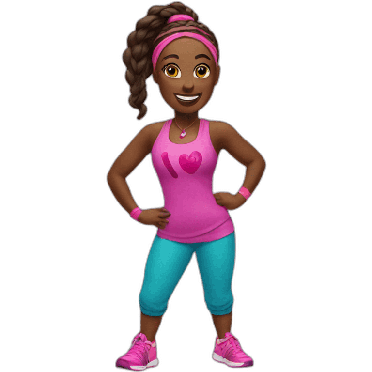 I love zumba emoji