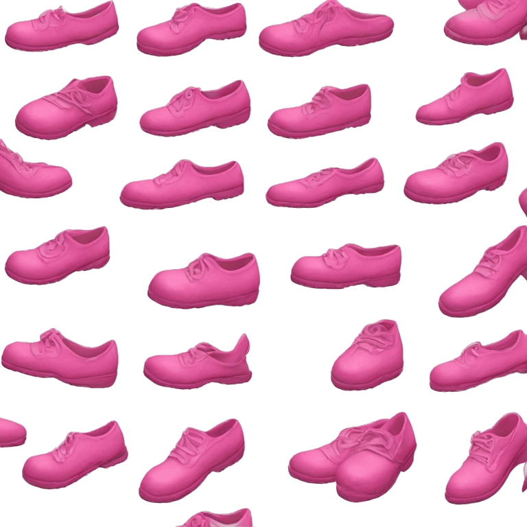 pink shoes emoji