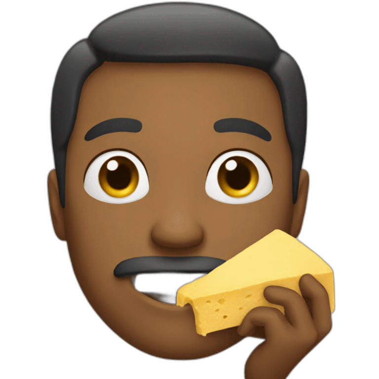 Homme qui mange  emoji