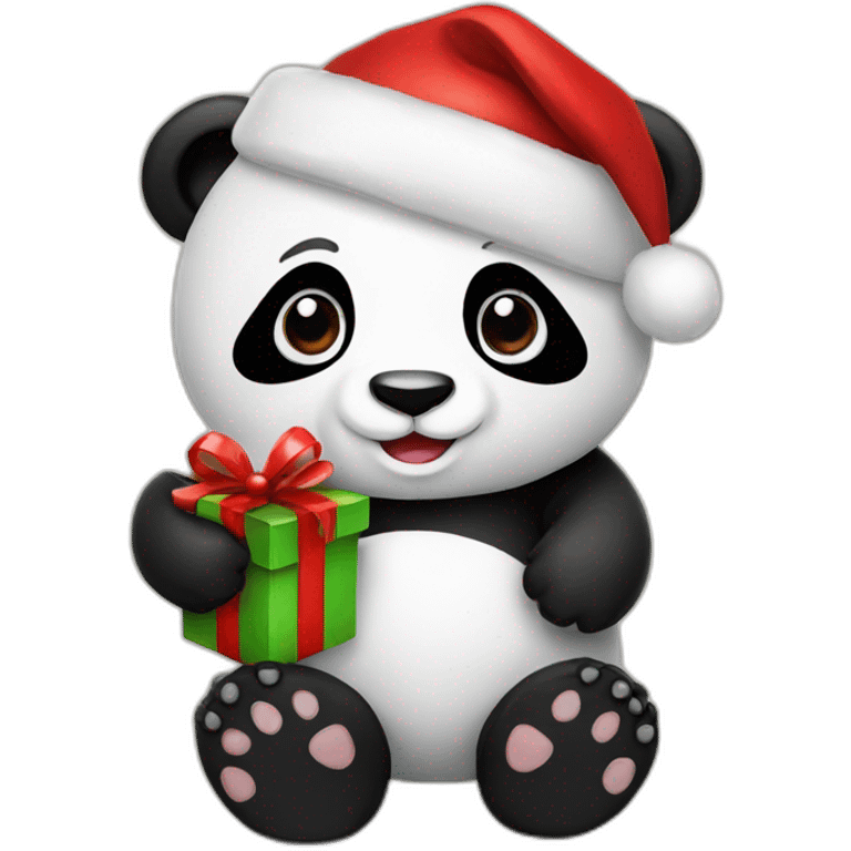 panda-with-Christmas emoji