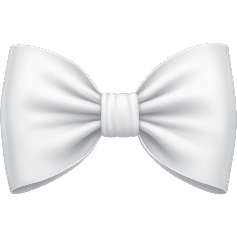 White bow emoji