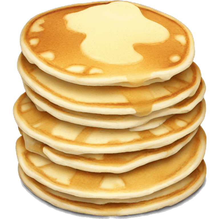 white pancakes emoji