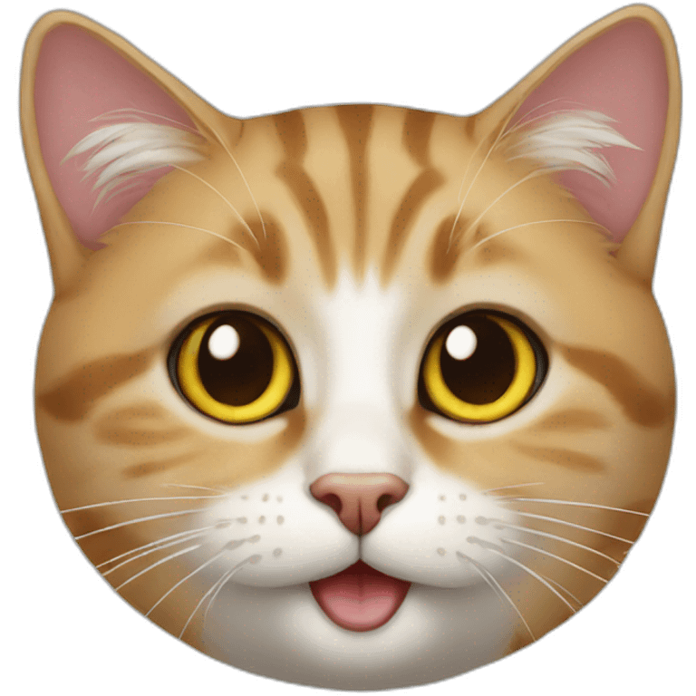 Realistic cat emoji