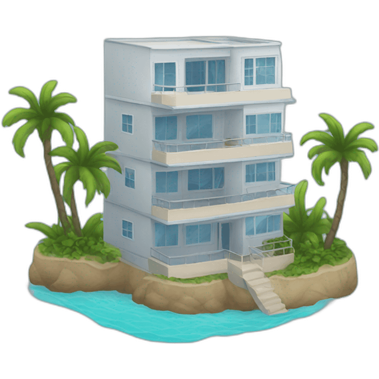 apartment sea emoji