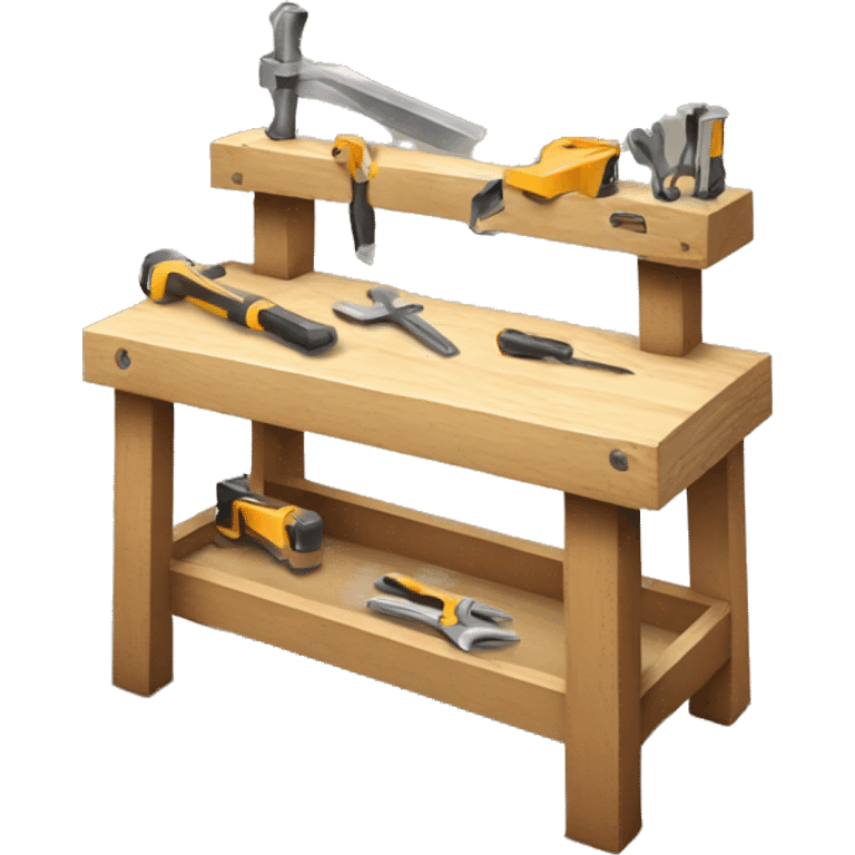 workbench with tools emoji