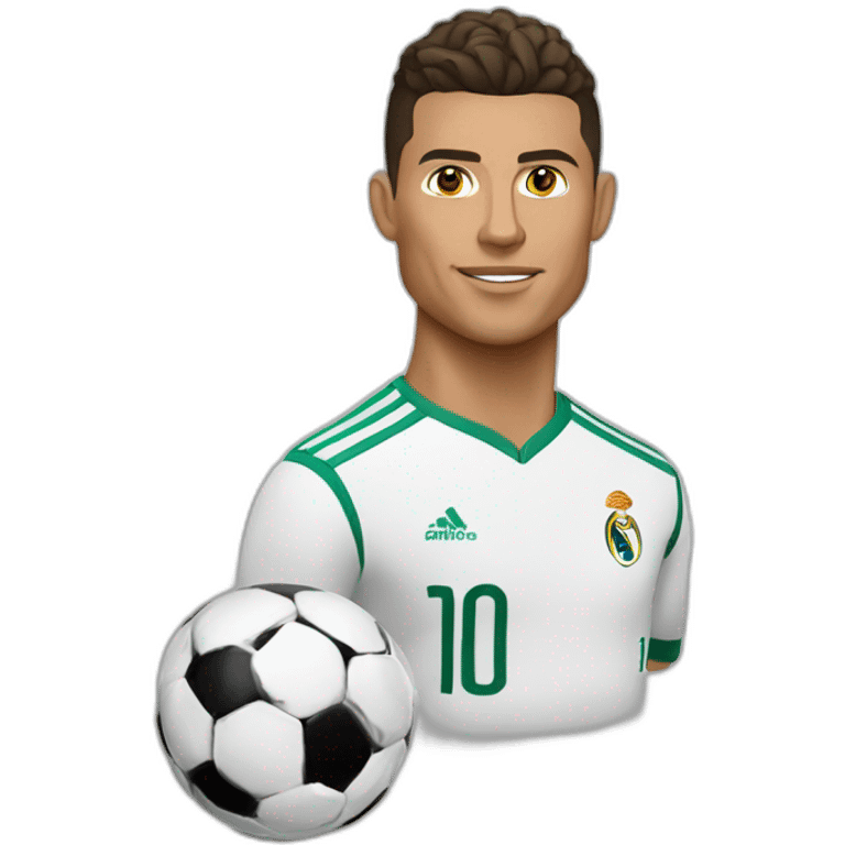 Ronaldo survune chèvre emoji