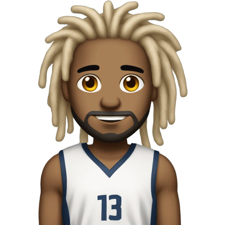 Lightskin dreadhead basketball player emoji