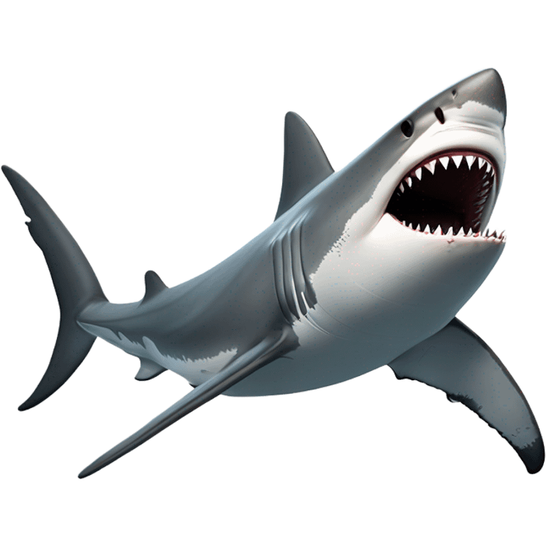 Great white shark emoji