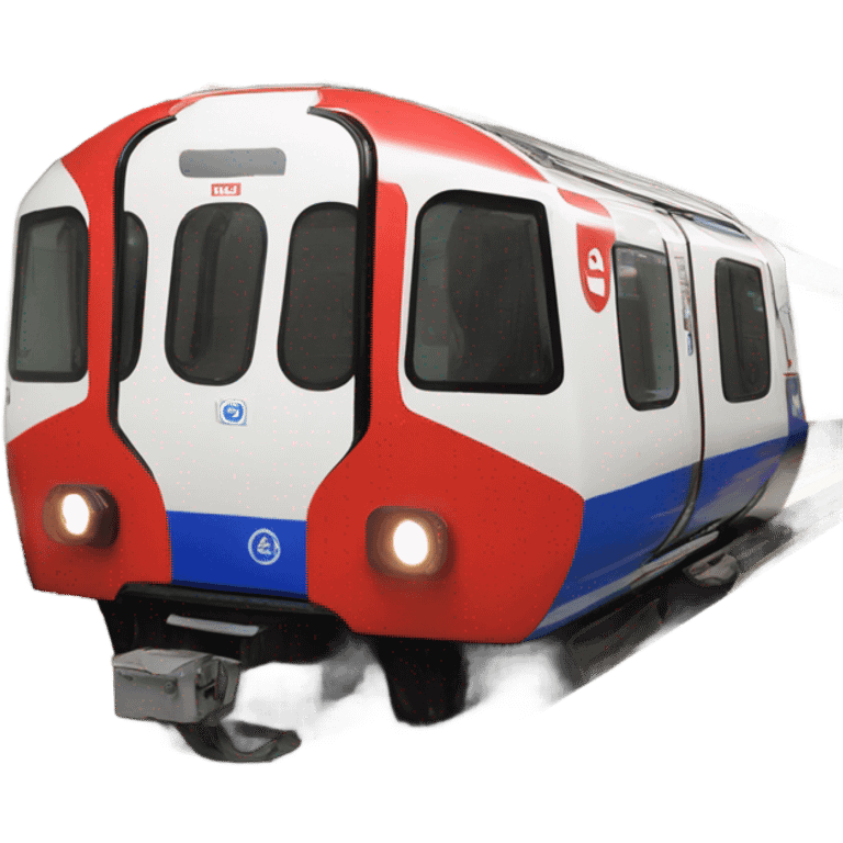 london underground train sideview emoji