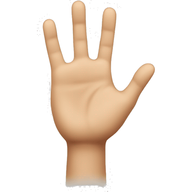 Hand saying to come emoji