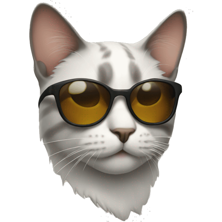 Cat with sunglasses profile emoji