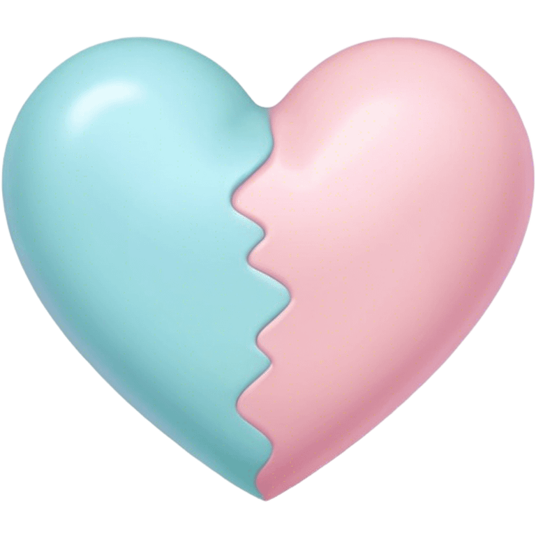 Pastel heart emoji