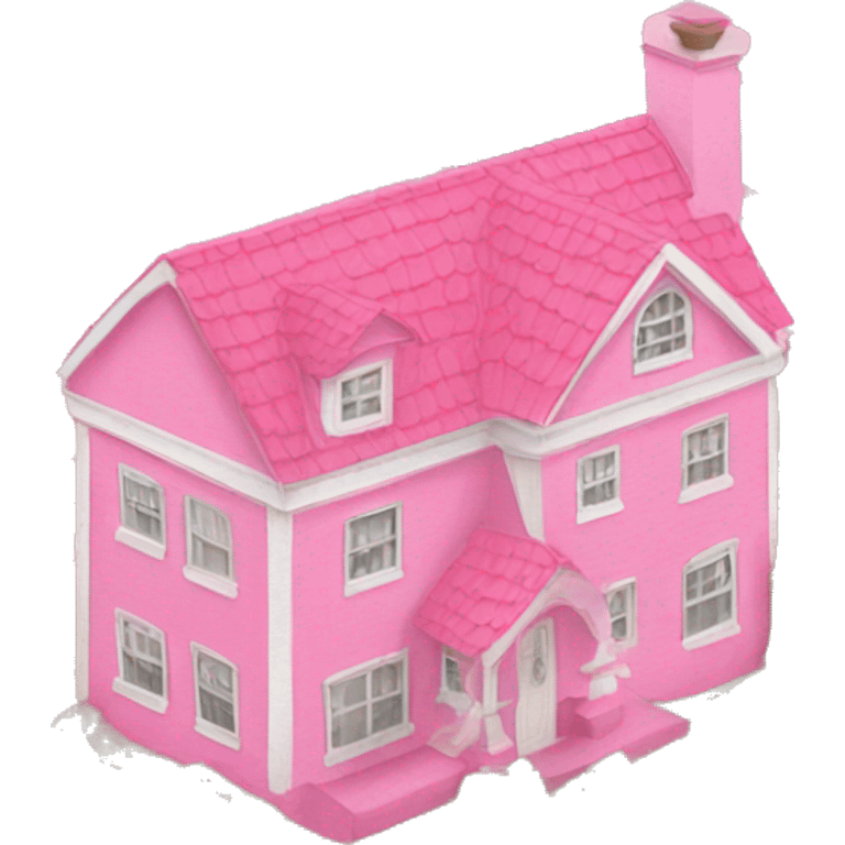 Pink house  emoji