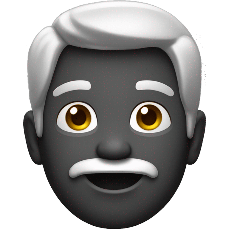 Crie o emoji de um homem de pele escura malhando com alteres emoji