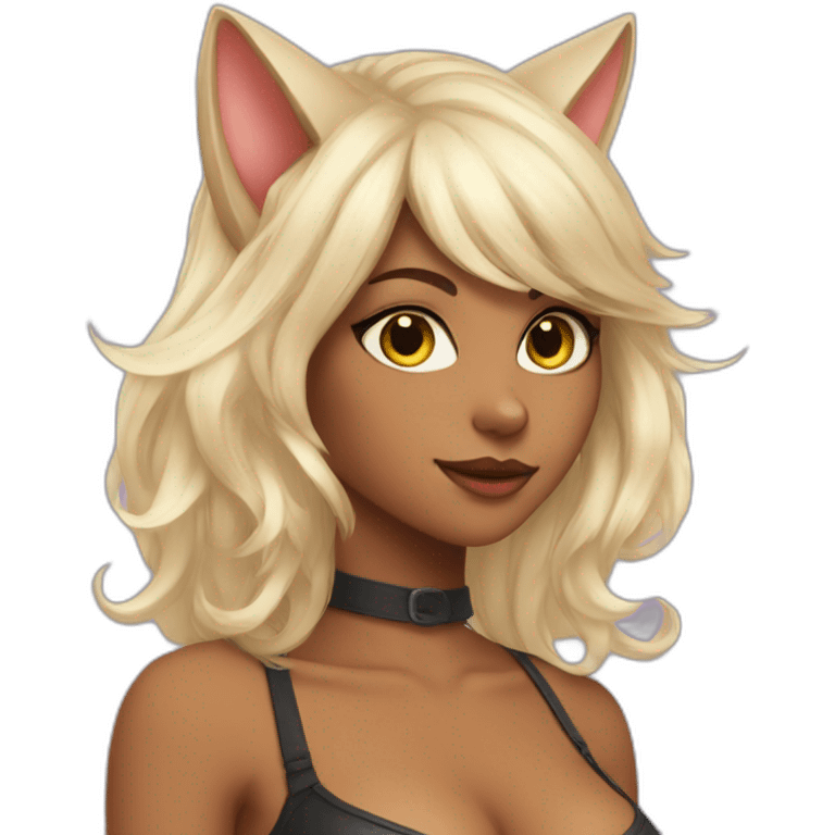 sexy catgirl emoji