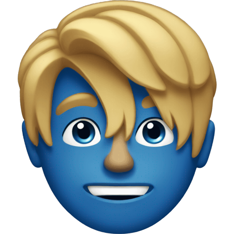 Blue emoj  emoji