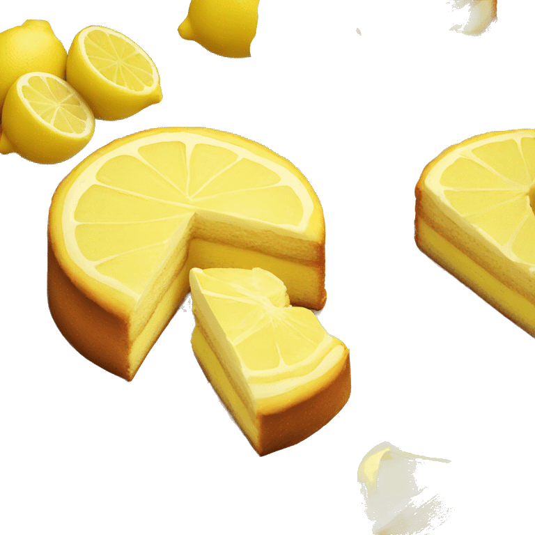 Lemon cake emoji