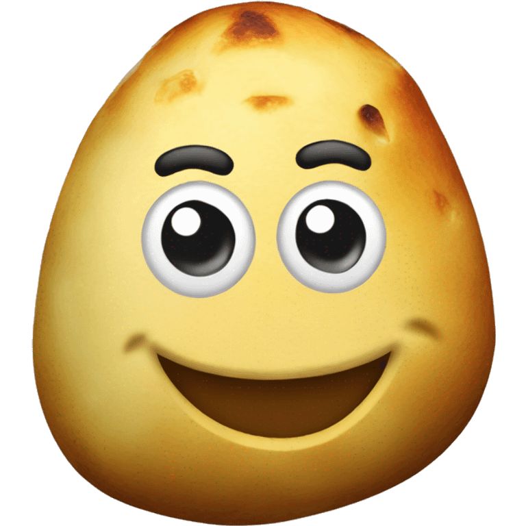 smilinng Baked potato emoji