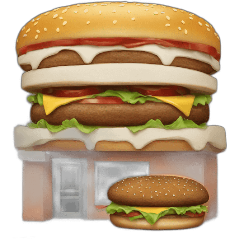 burger house emoji