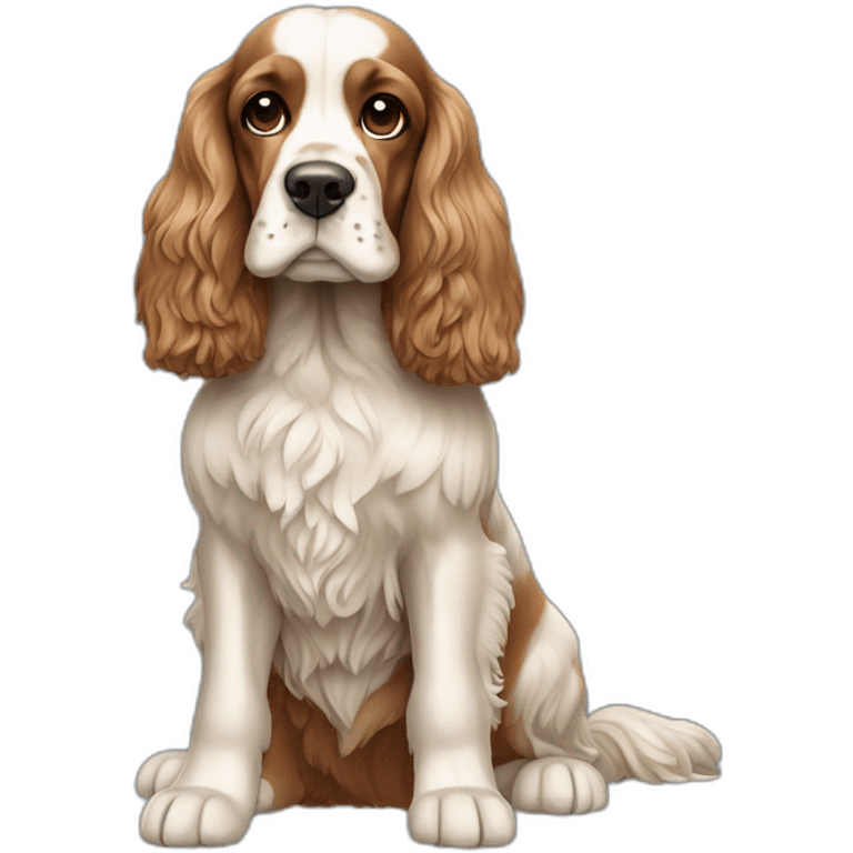 Dog-english-cocker-spaniel-full-body emoji