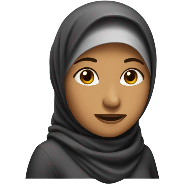 Hijab-wearing female psychologist emoji emoji