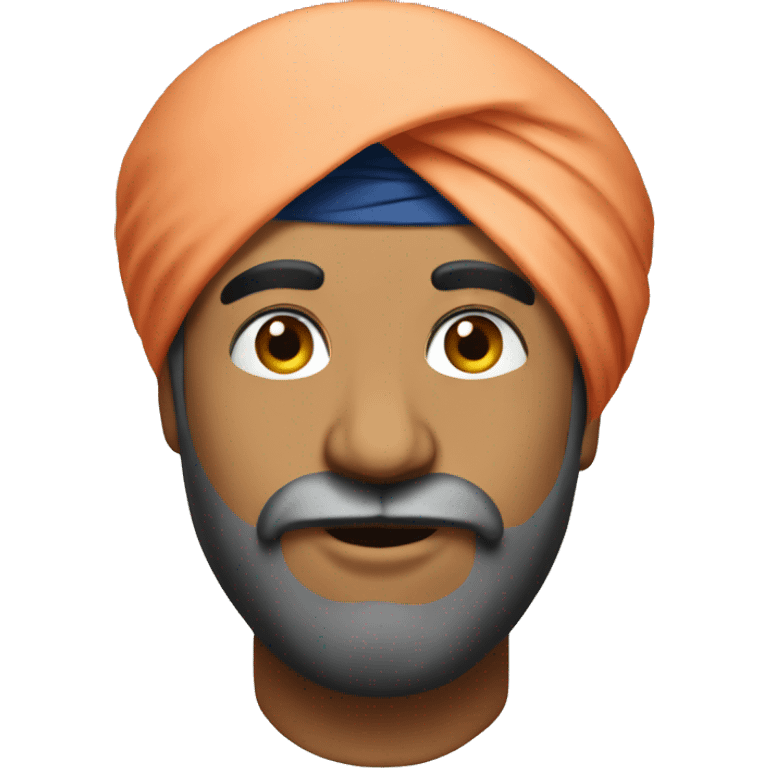 Indian punjabi turban emoji