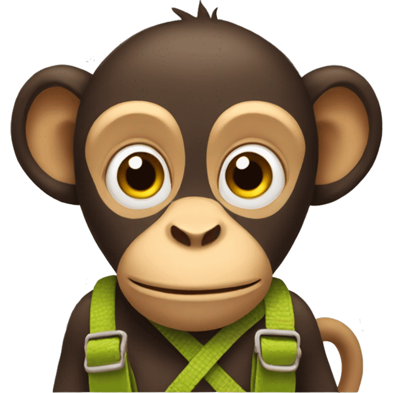 Monkey with a strap emoji