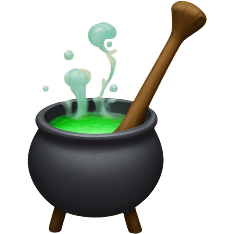 Cauldron being stirred emoji