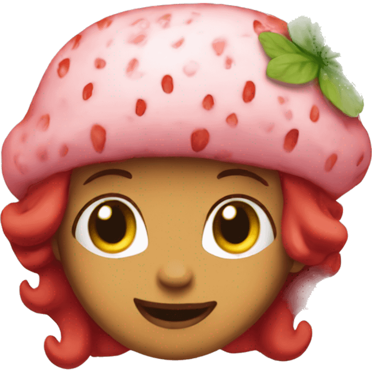 strawberry shortcake emoji