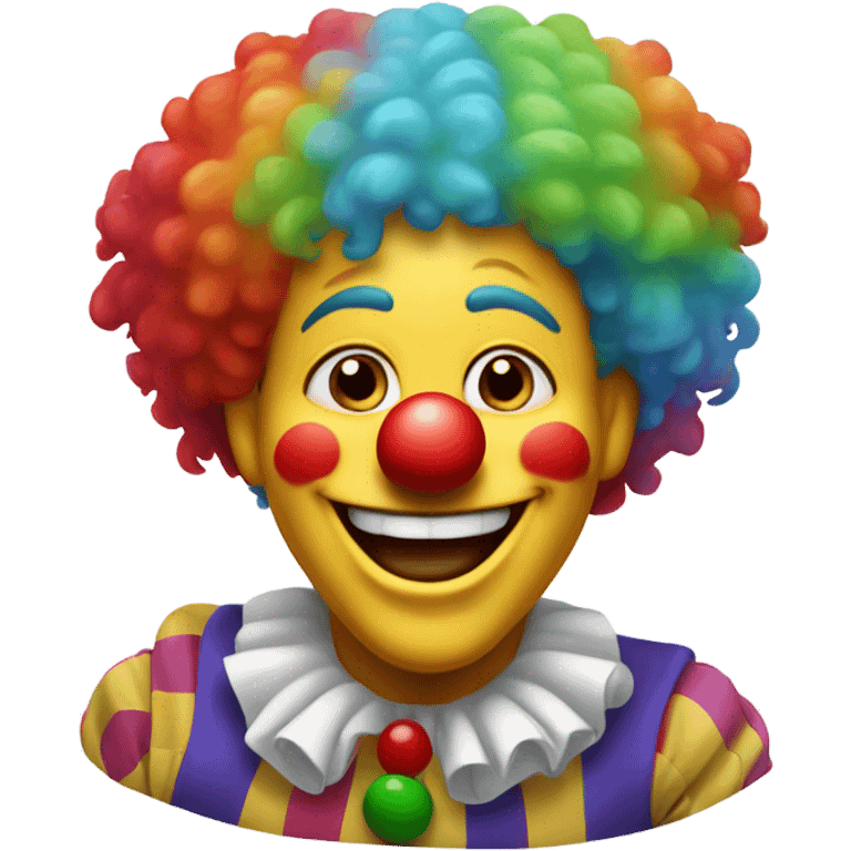 laughing clown emoji