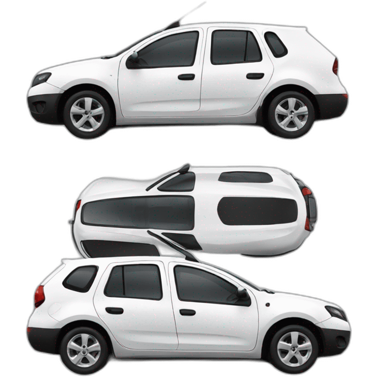 Dacia-logan-blanco emoji