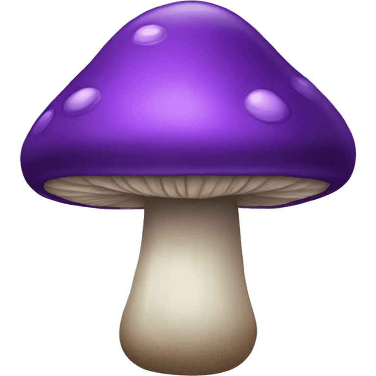 Purple mushroom emoji