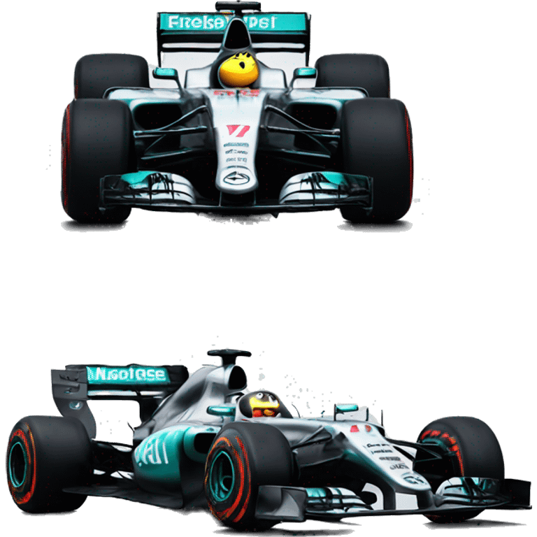 mercedes f1 car emoji