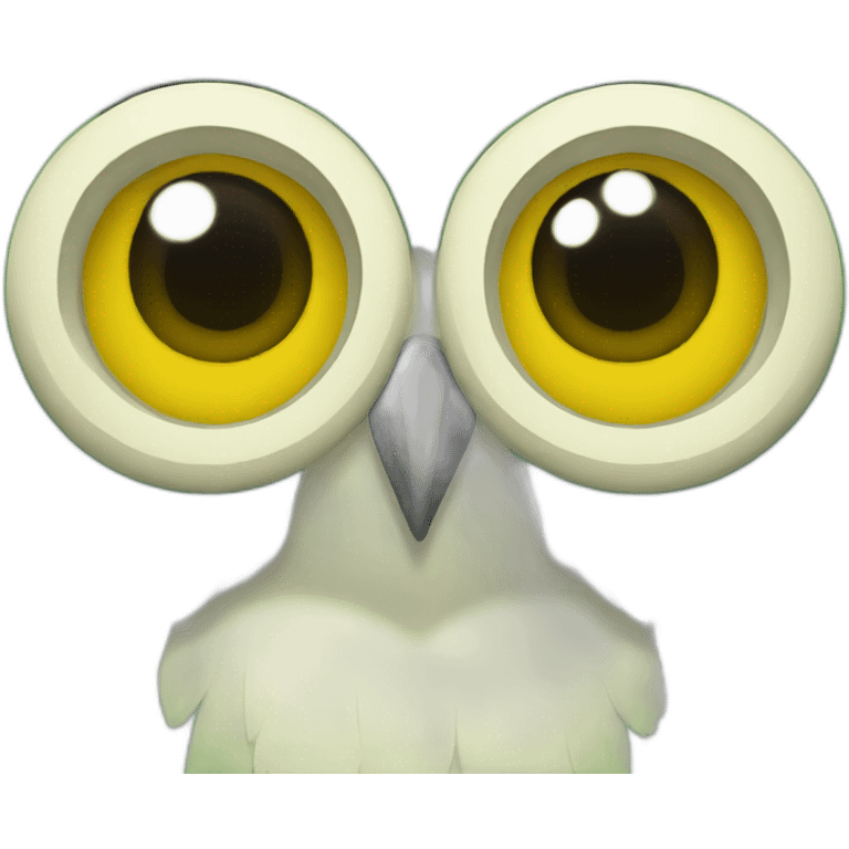 Green-smart-owl emoji