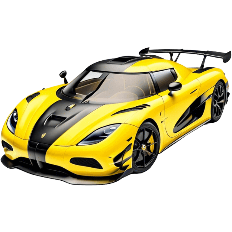 Koenigsegg Agera RS - Koenigsegg (Model Year: 2020) (Iconic colour: Yellow) emoji