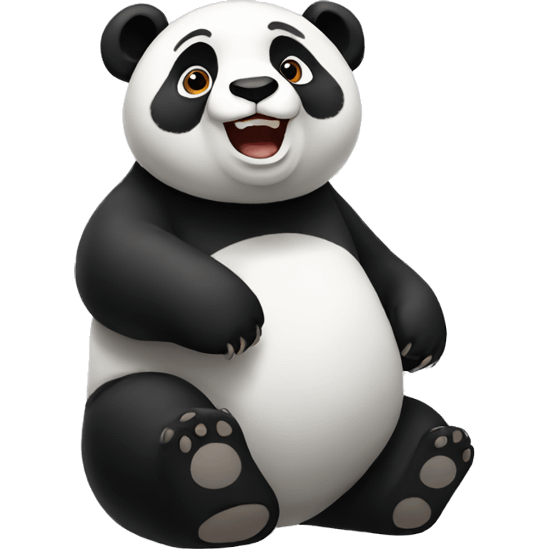 Panda ask something  emoji