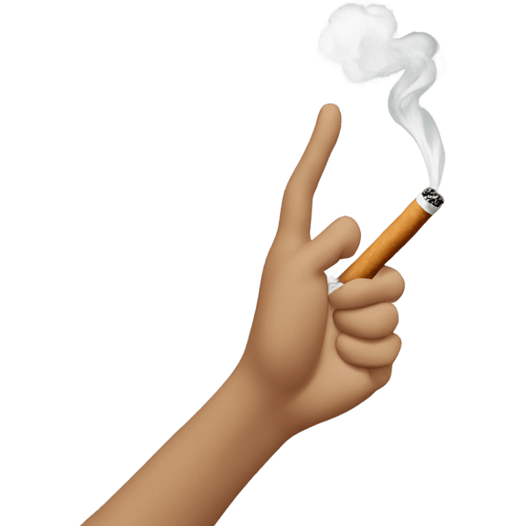 Person smoking emoji