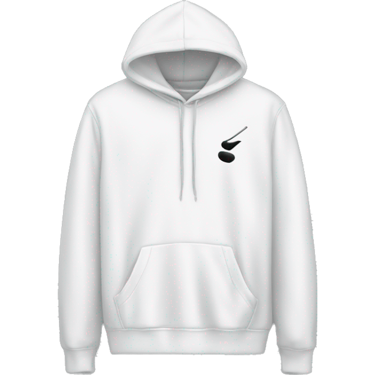 white nike hoodie no person emoji