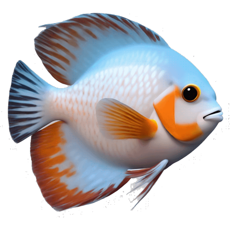 discus pigeon fish emoji