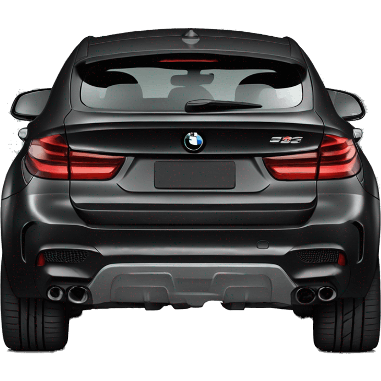 black bmw x6m 2024 emoji