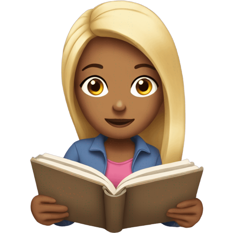 Sophie reading a book emoji