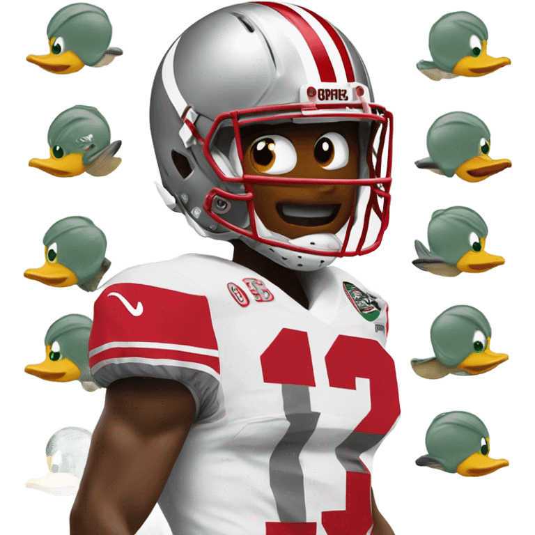 Ohio state kicking ducks emoji