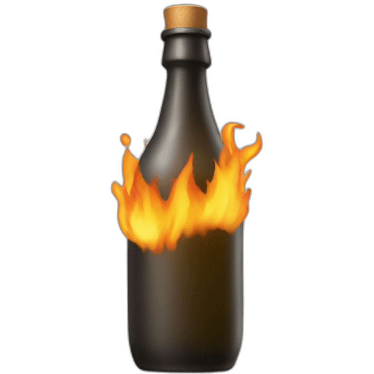 Molotov cocktail emoji