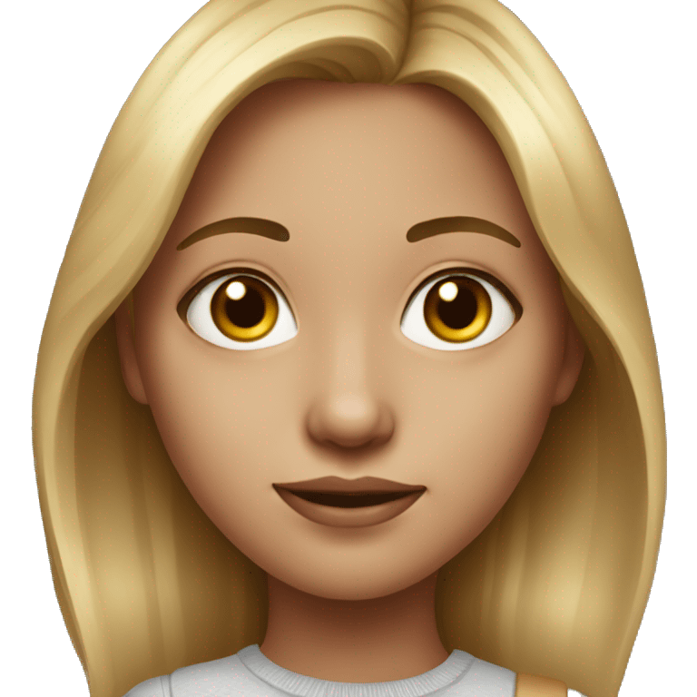 realistic portrait of girl emoji