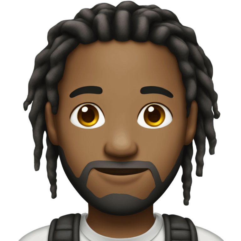 Light skin Black man with dread Locs  emoji